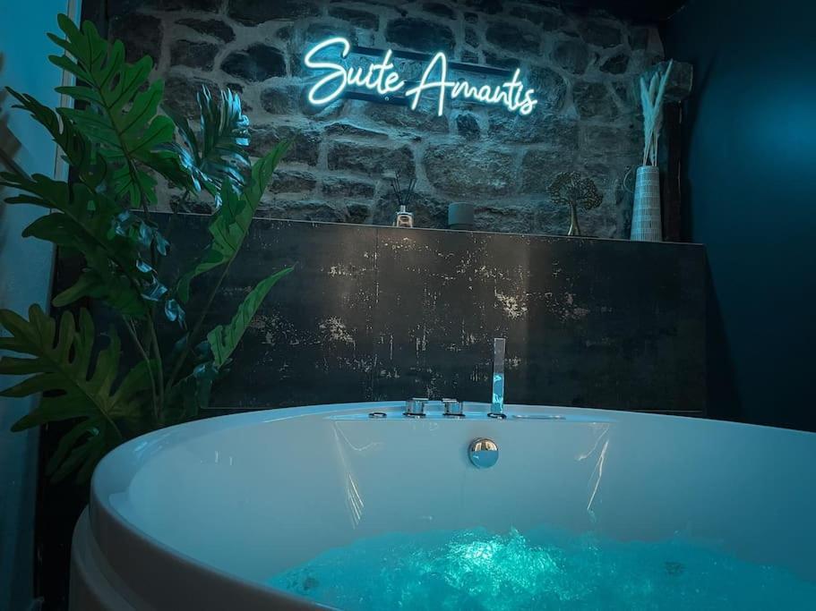 Suite Luxueuse Jacuzzi Suite Amantis By Noma Saint-Chamond Bagian luar foto